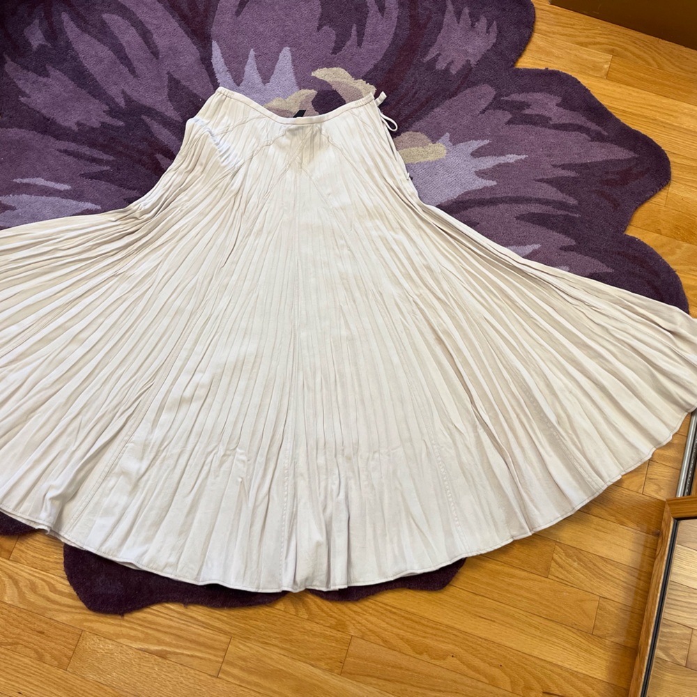 Simon Chang Cream Skirt